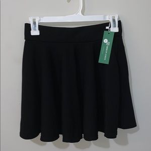 Brand New Mini Black Skater Skirt
